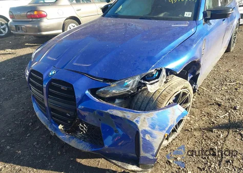 2022 BMW M3 Competition xDrive z USA, uszkodzony, nr VIN WBS43AY02NFM47476